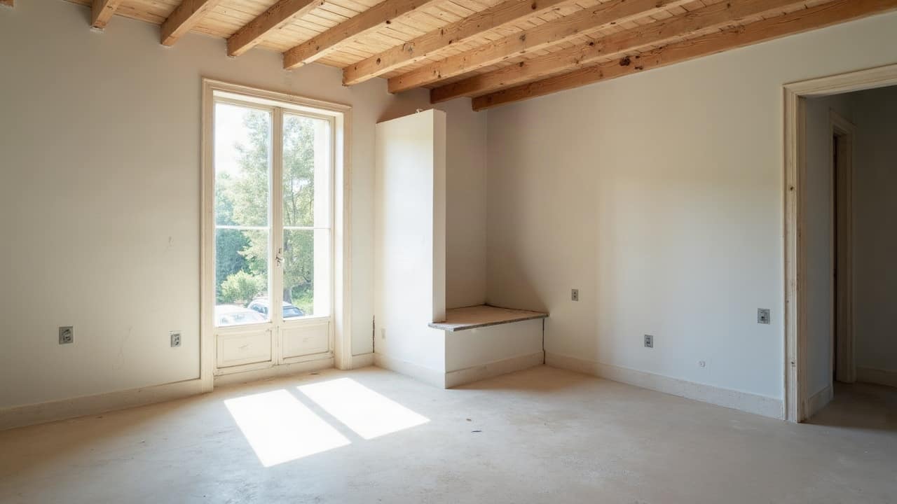 Chantier de plâtrerie en été, l'effet de la chaleur sur la pose et le séchage