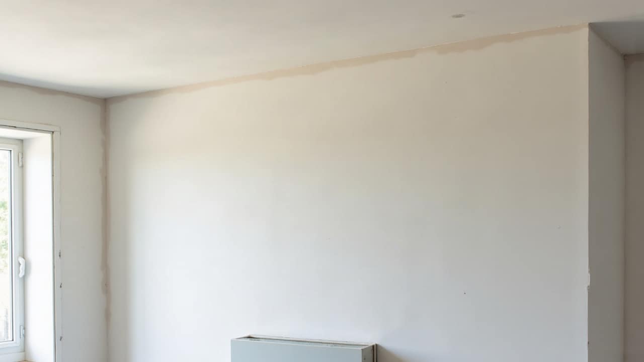 Faux plafond suspendu pour dissimuler des gaines de ventilation VMC